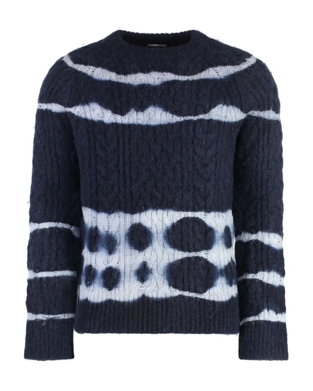 Malo Blue Crew-Neck Sweater for men