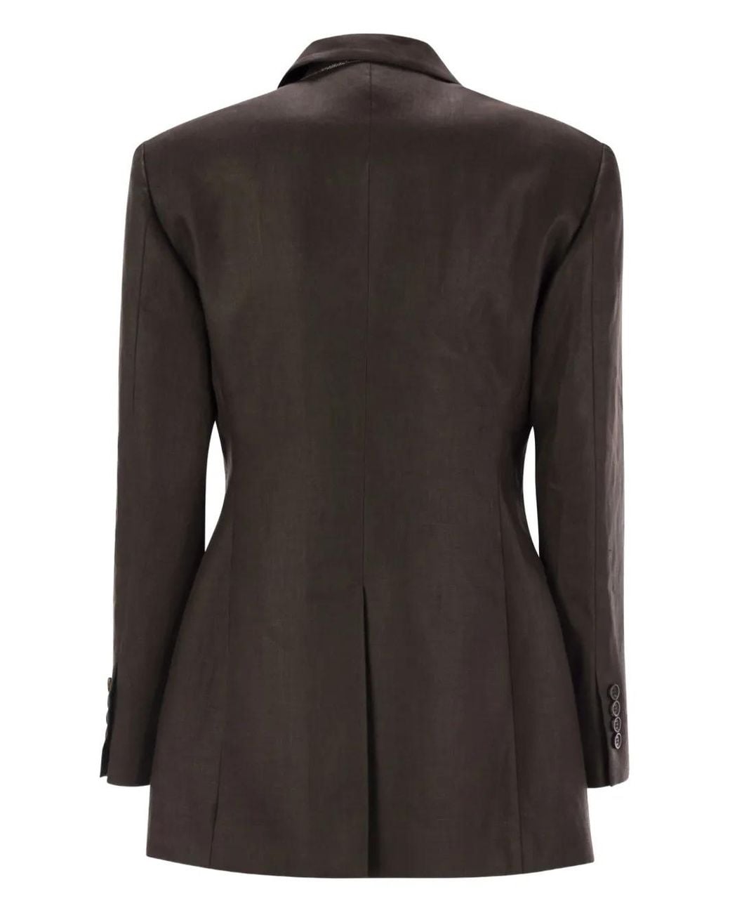 Brunello Cucinelli Black Double-Breasted Blazer