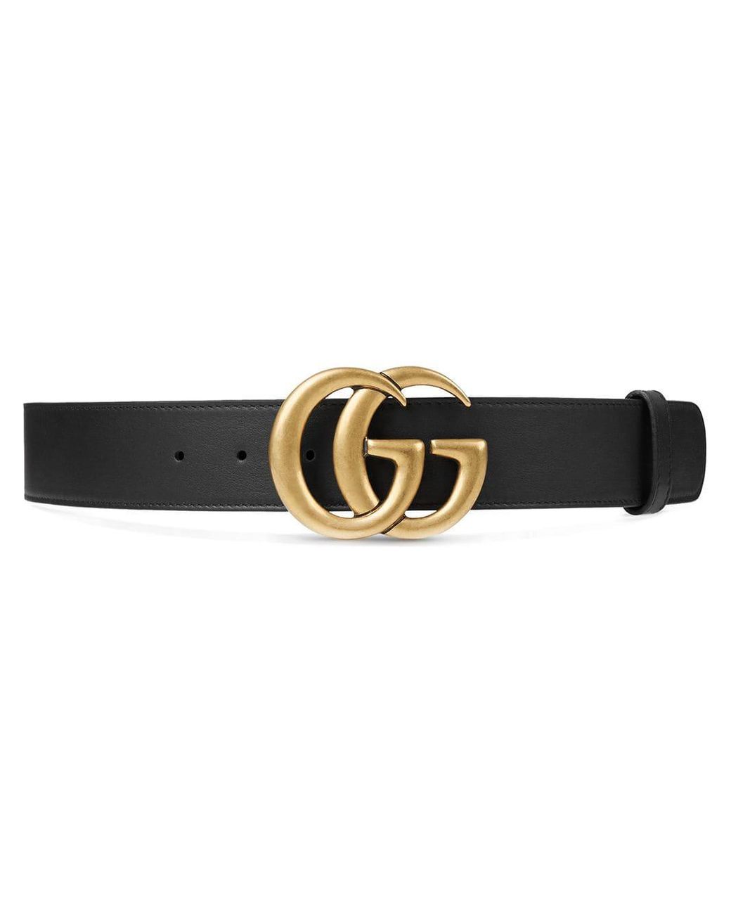 Gucci Black Gg Marmont Leather Belt - Save 37% - Lyst