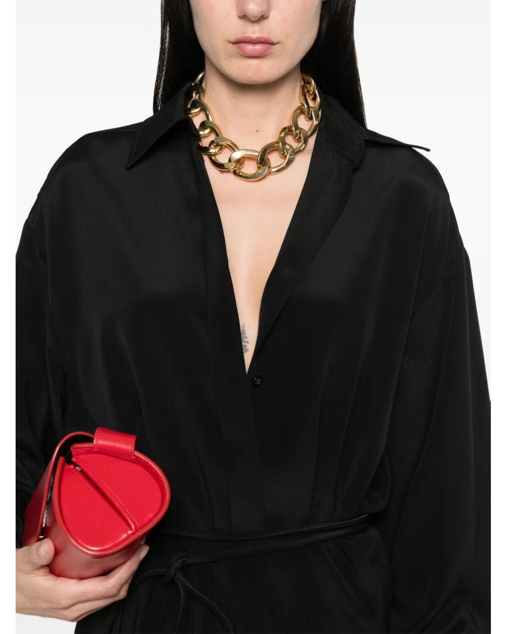 Sportmax Eolie Midi-Jurk in het Black