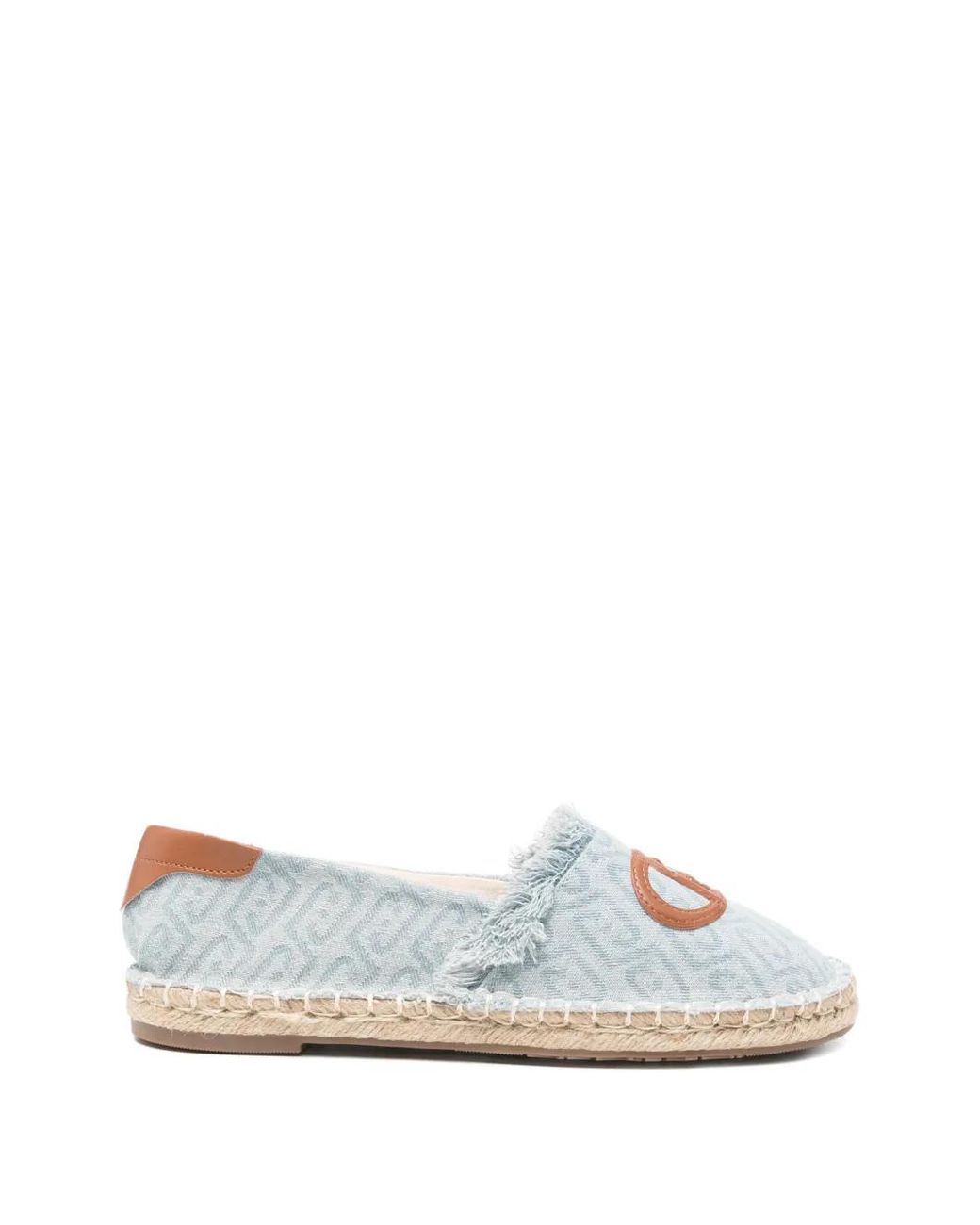 Liu Jo White Espadrilles En Jean