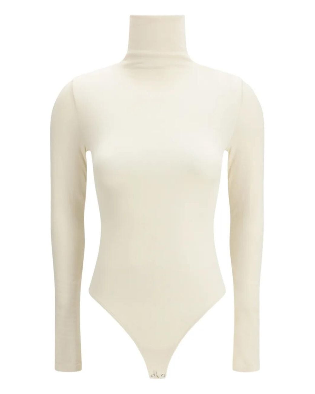 Wolford White Colorado Roll-Neck Long-Sleeved Top