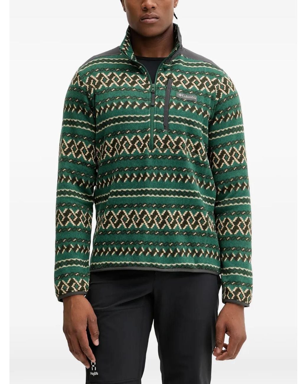 Columbia Green Weather Ii Quarter-Zip Sweatshirt for men