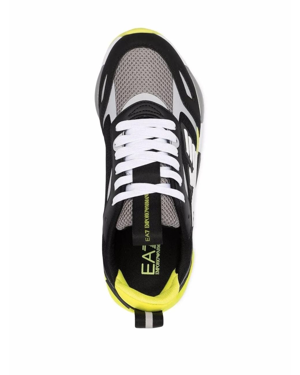 EA7 Blue Sneakers Mit Logo-Print