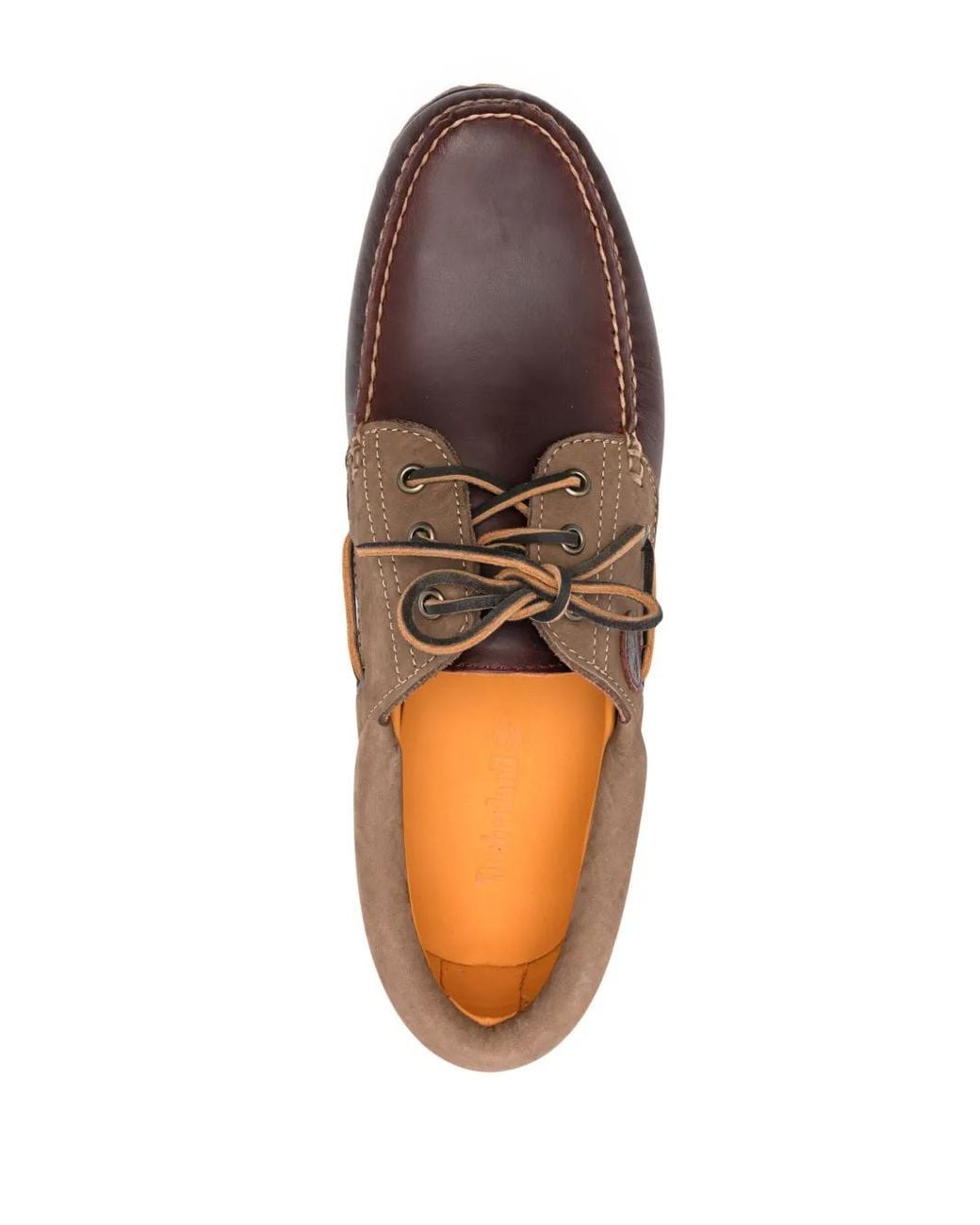 Timberland Brown Authentic Boat Shoes for men