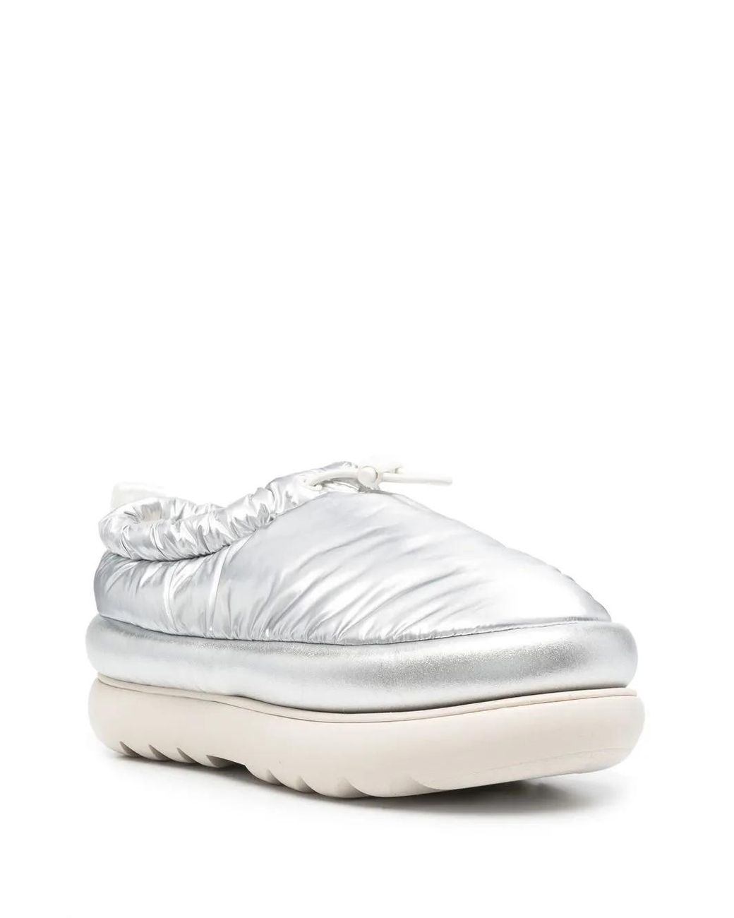 Ugg White Maxi Metallic Clogs
