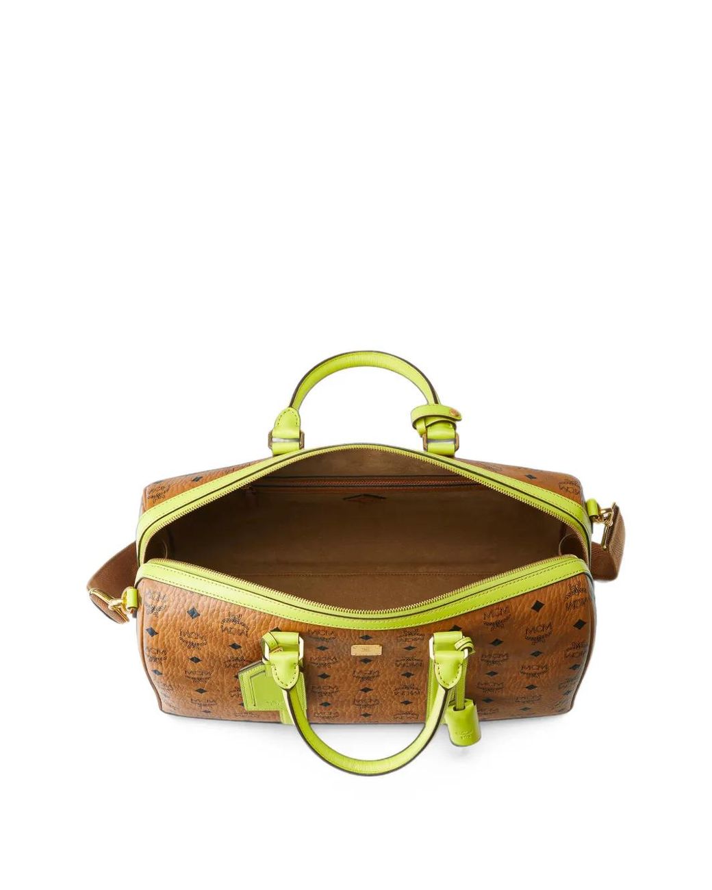 MCM Metallic Ottomar Visetos Weekender Bag