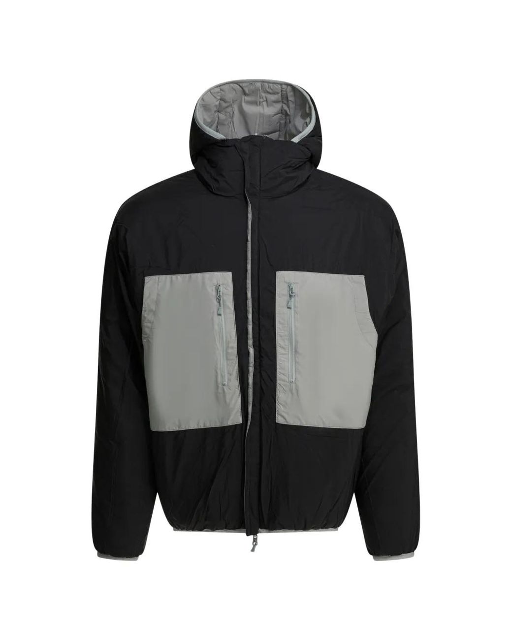 Daiwa Pier39 Black Hooded Padded Jacket for men