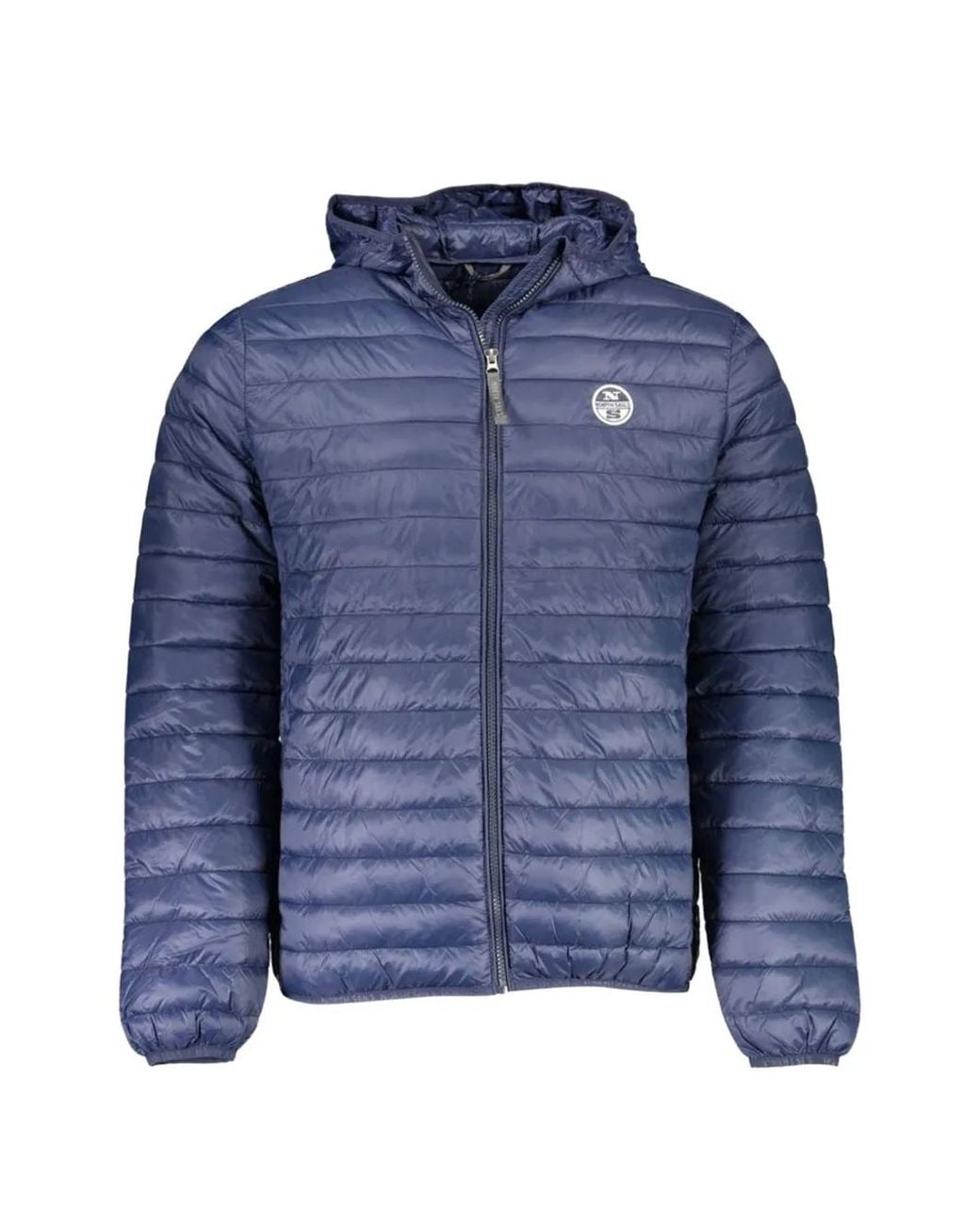 North Sails Donsjack Met Capuchon in het Blue voor heren