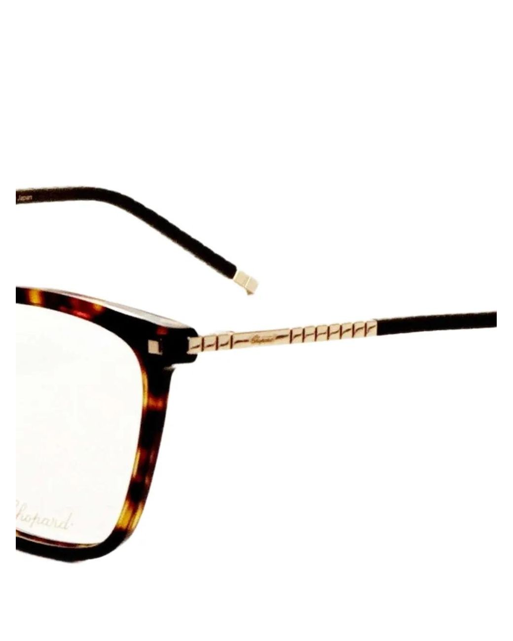 Chopard Multicolor Tortoiseshell-Effect Square-Frame Glasses