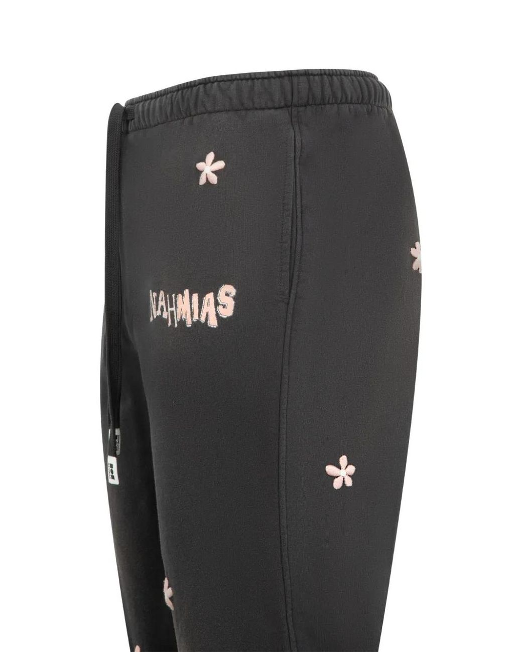 NAHMIAS Black Flower Gromes Wide-Leg Trousers for men