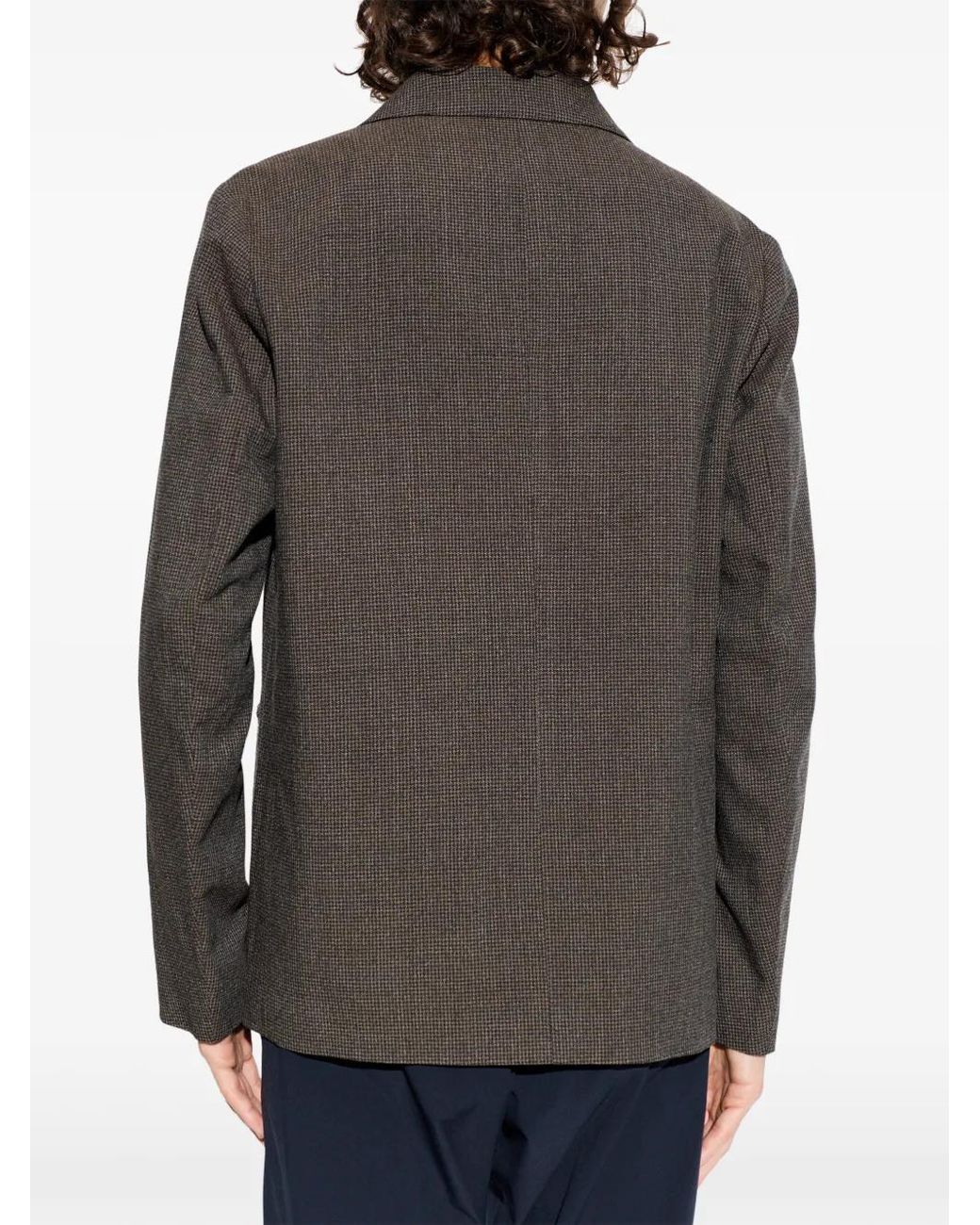 Paul Smith Gray Buttoned Wool Overshirt for men