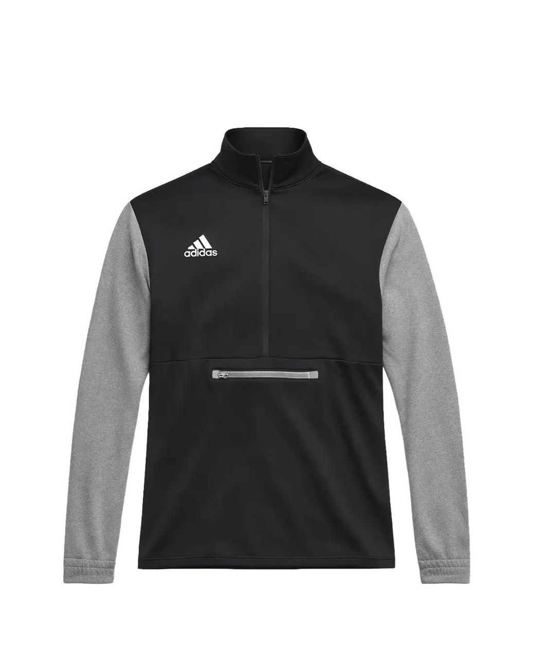 Adidas Black Team Issue Zip Sweatshirt for men