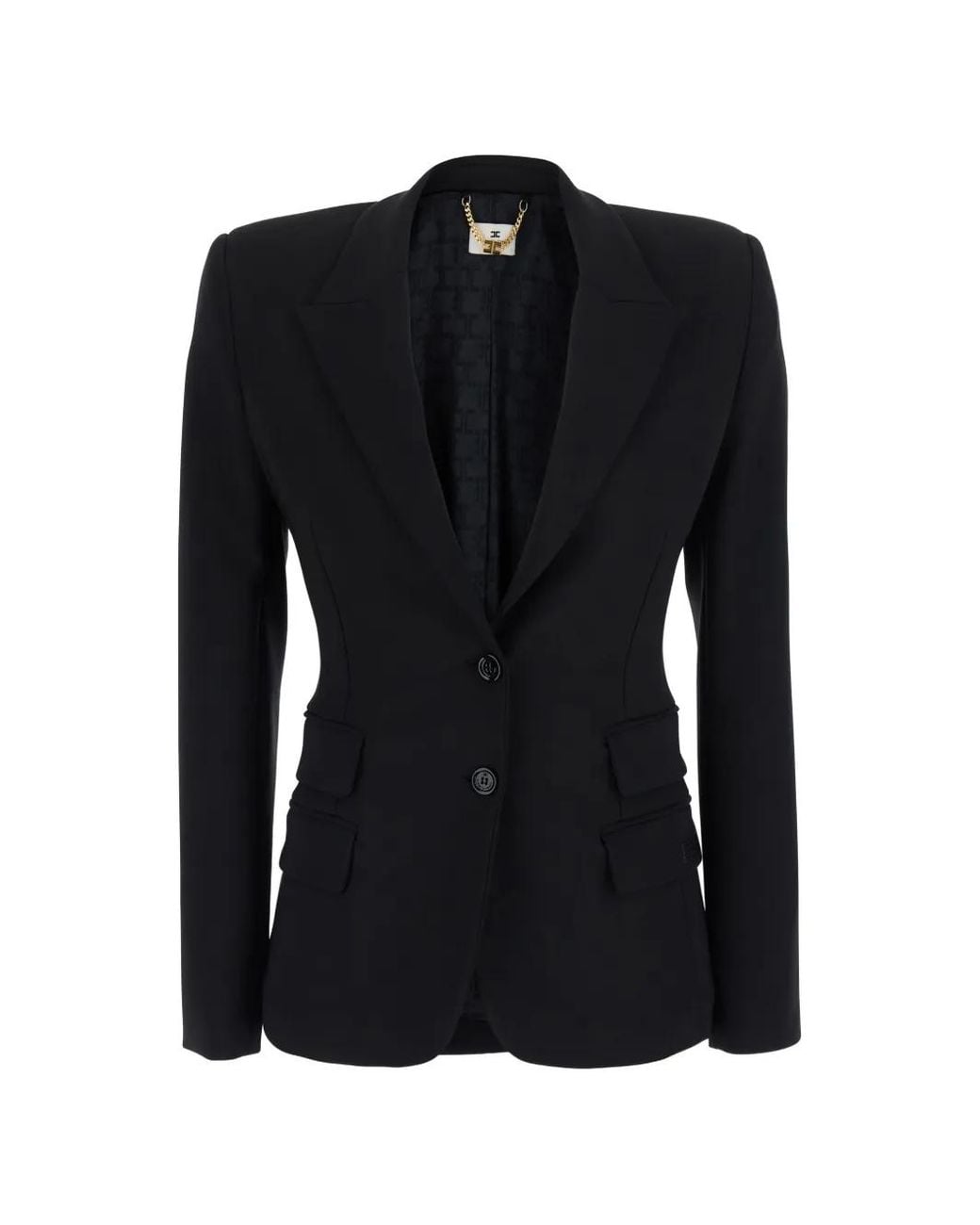 Elisabetta Franchi Black Jacket