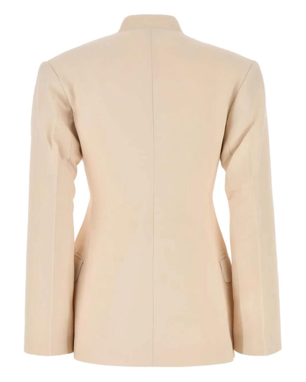 Co. Natural Double-Breasted Blazer