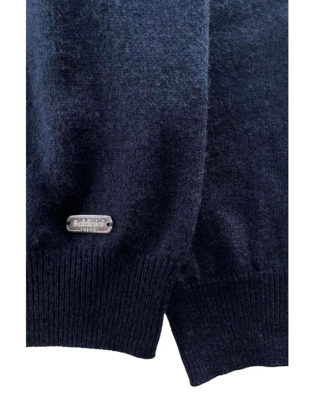 Baldinini Blue Cashmere Sweater for men
