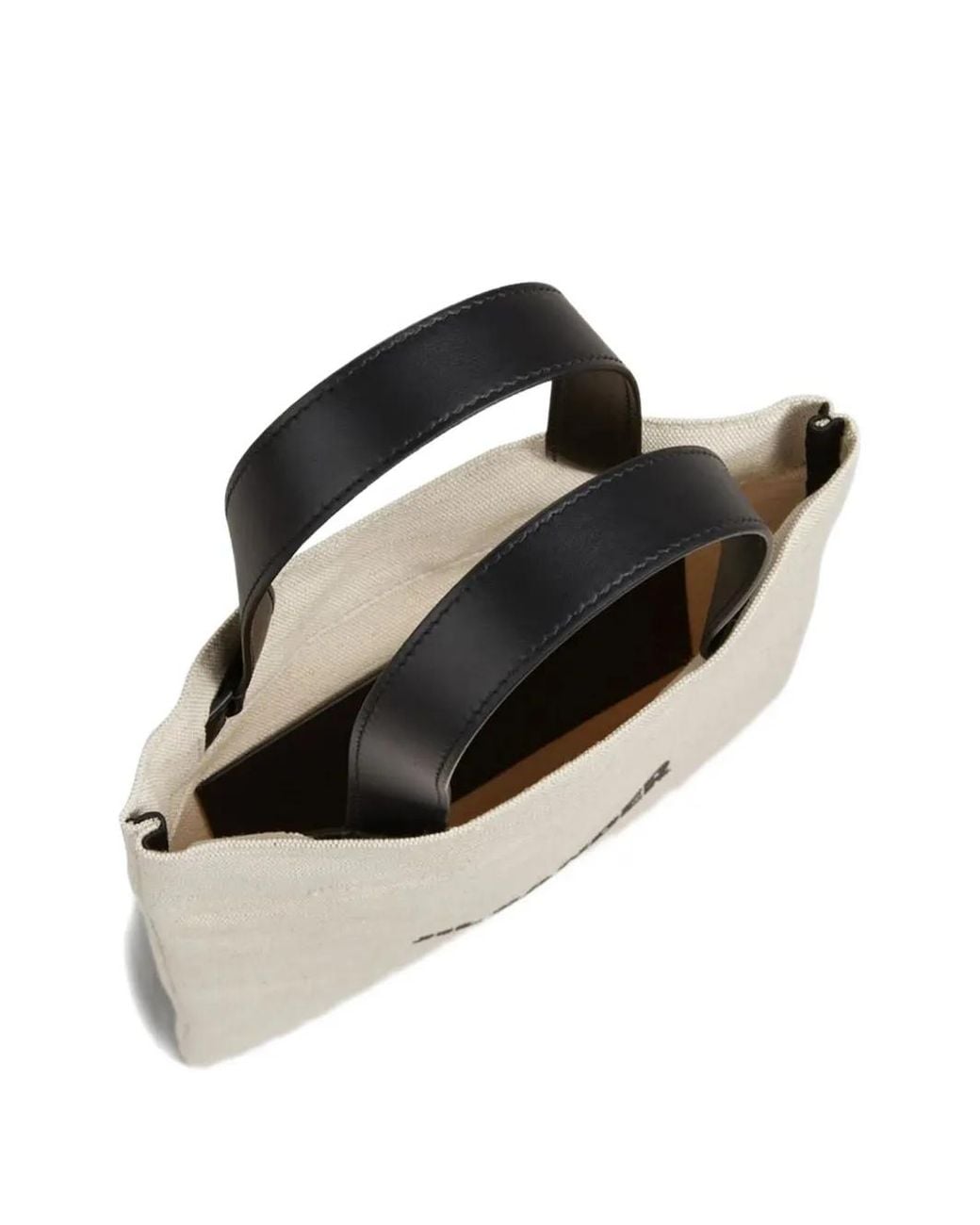 Jil Sander Natural Logo Strap Tote Bag for men