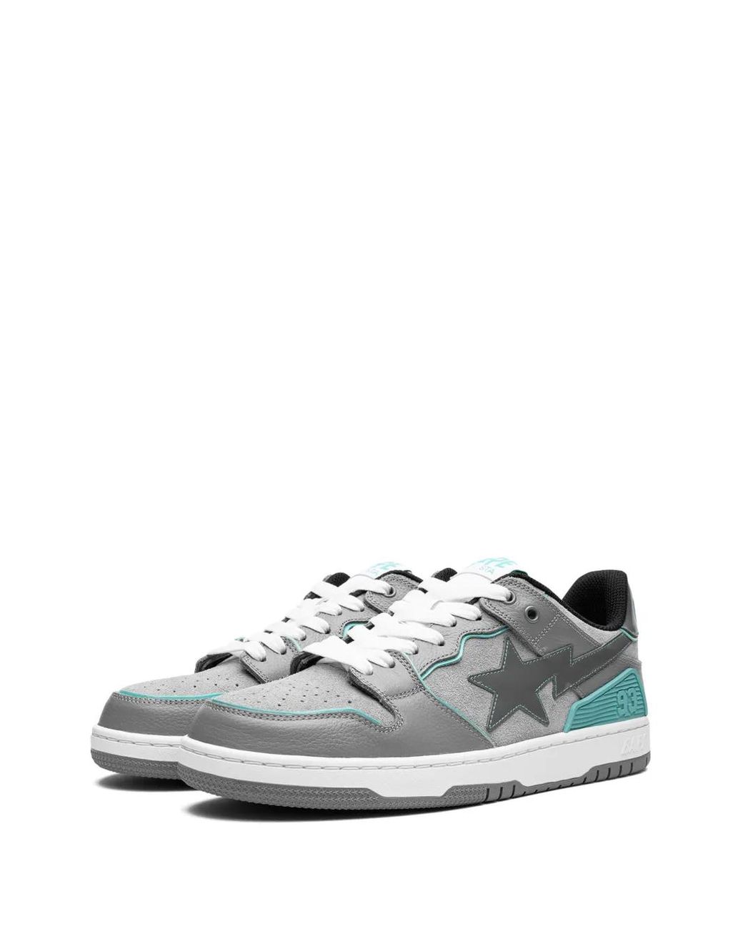 A Bathing Ape Gray Sk8 Sta #2 M1 Sneakers