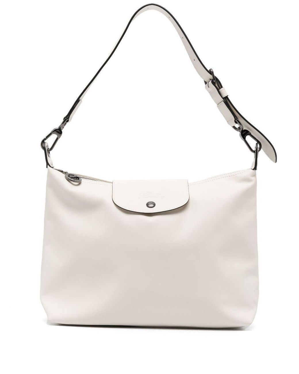 Longchamp Medium Le Pliage Xtra Hobo Bag in White