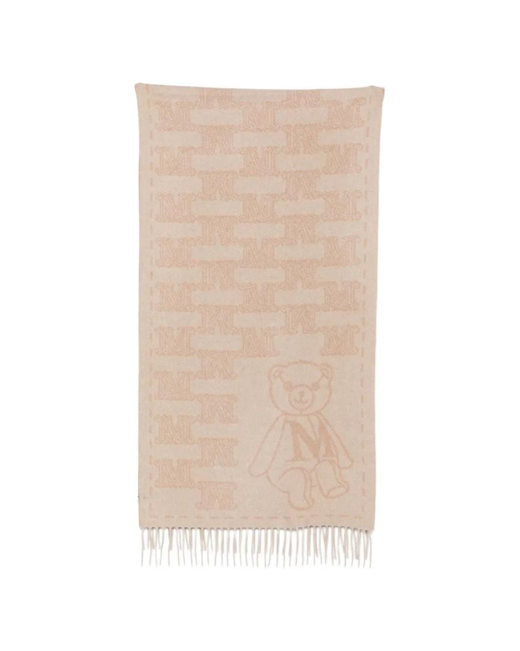 Max Mara Natural Charme Monogram-Pattern Scarf