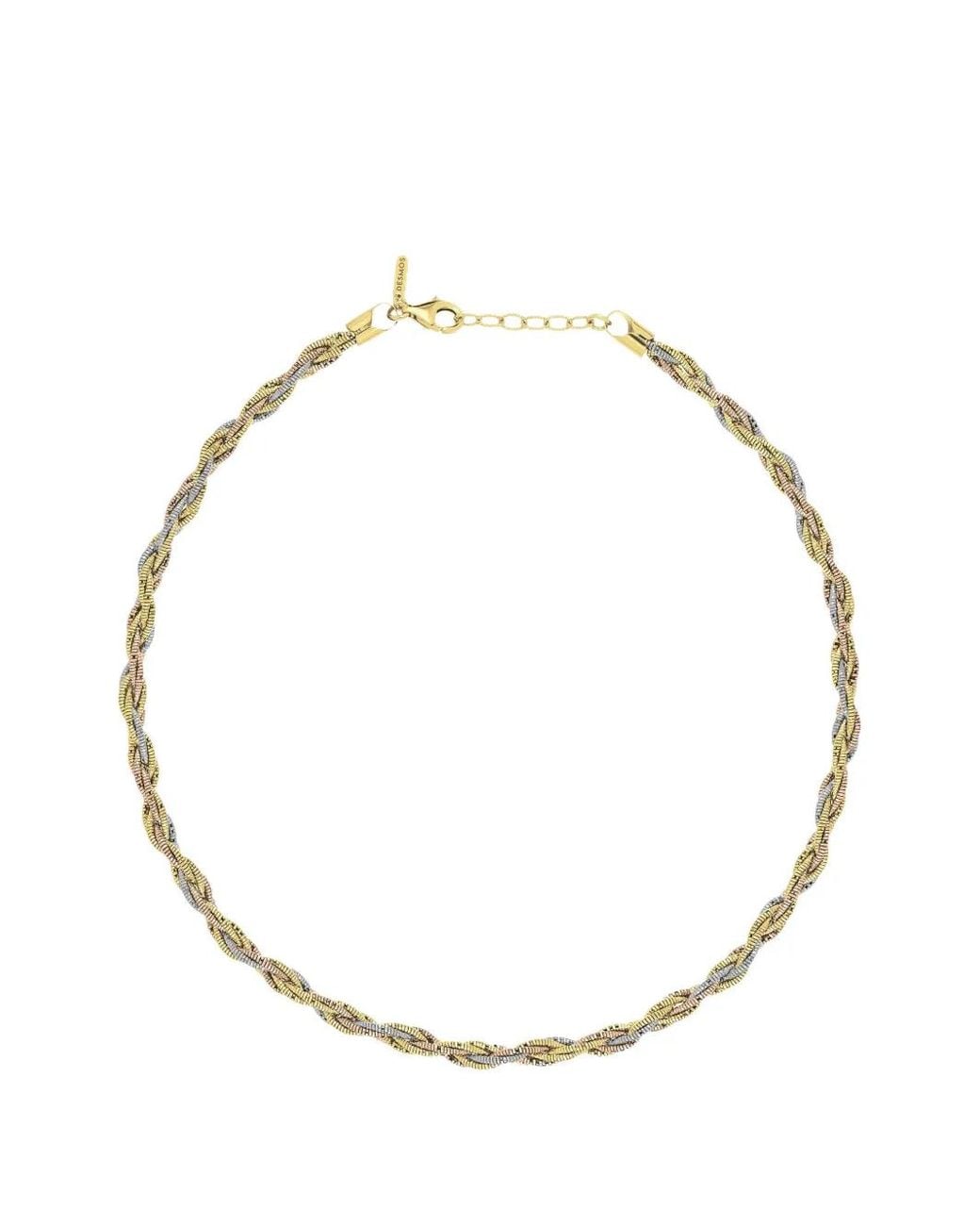 Collar Spring Rope Desmo de color Metallic