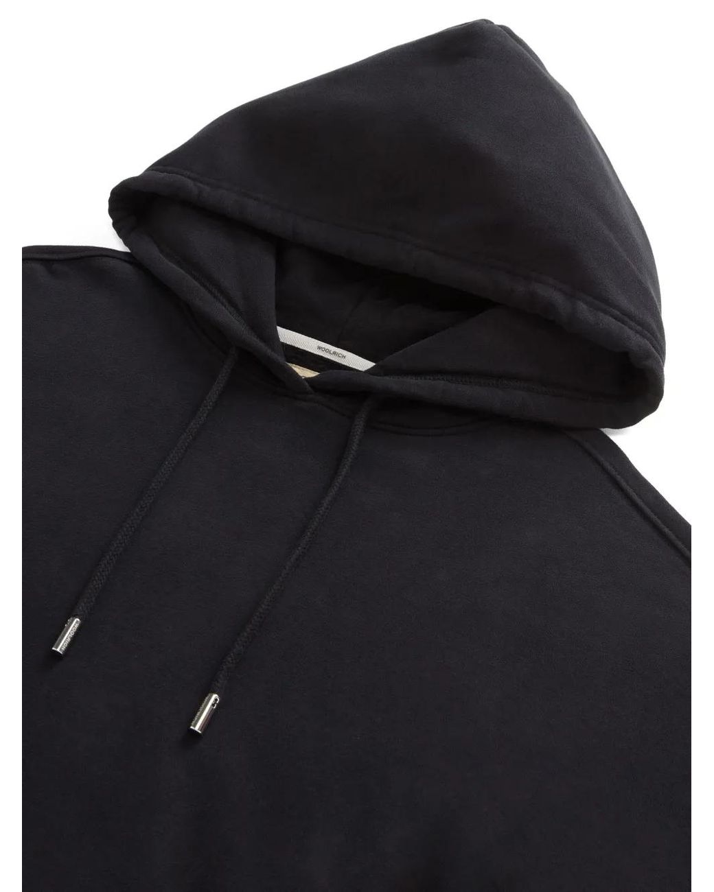 Woolrich Blue Logo Hoodie