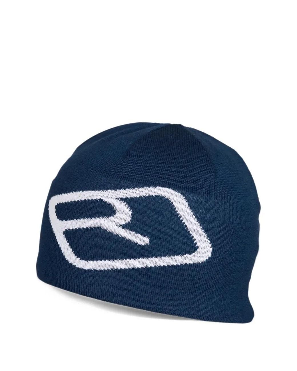 Ortovox Blue Pro Logo-Intarsia Beanie Hat