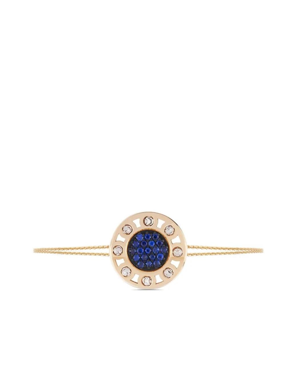 Officina Bernardi White 18Kt And Large Senzatempo Sapphire And Diamond Bracelet