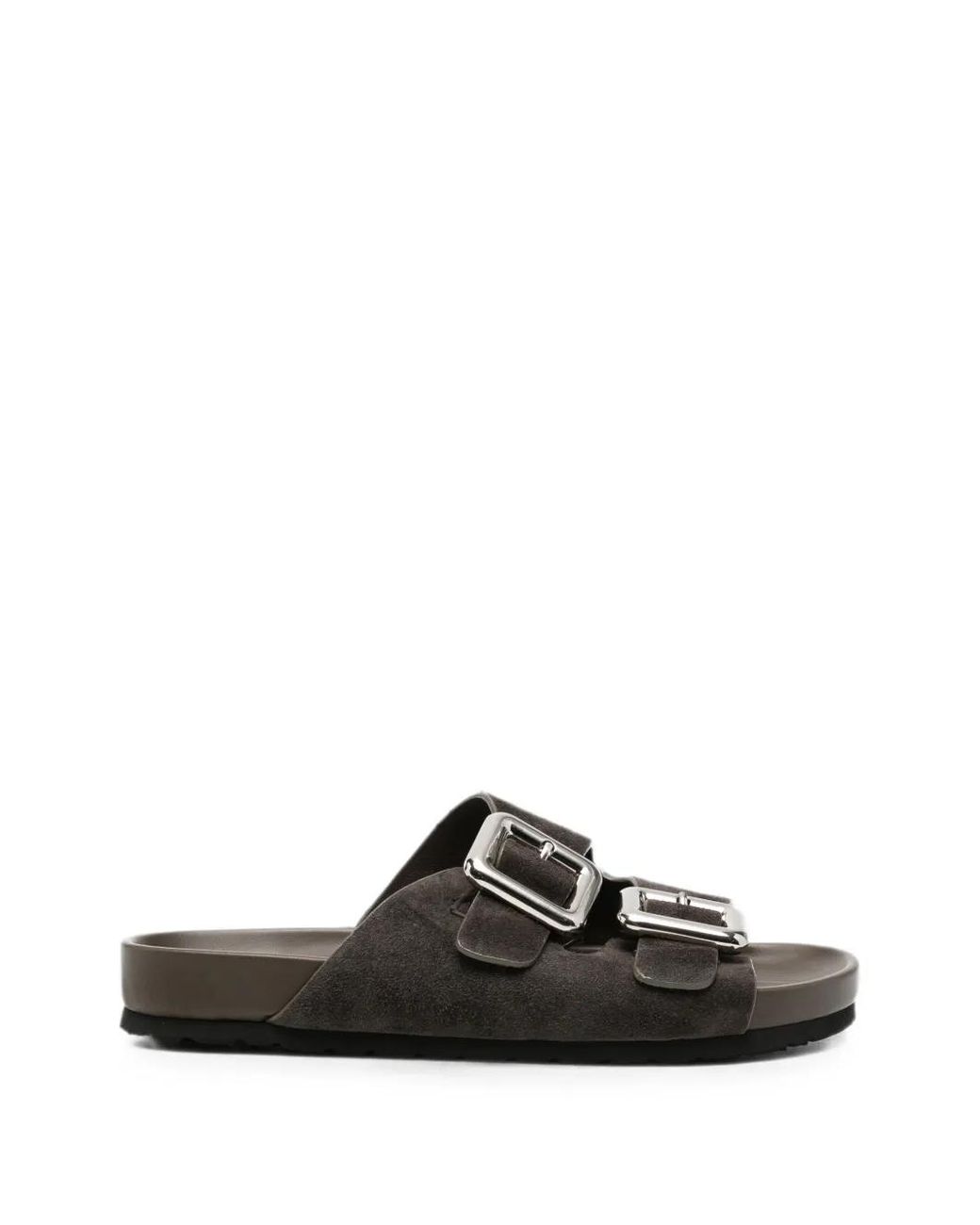 SERGIO MORETTI FIRENZE Black Buckle-Fastening Sandals