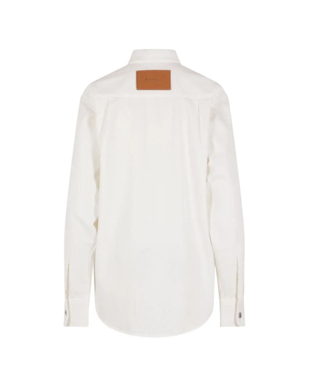 J.W. Anderson White Buttoned Shirt