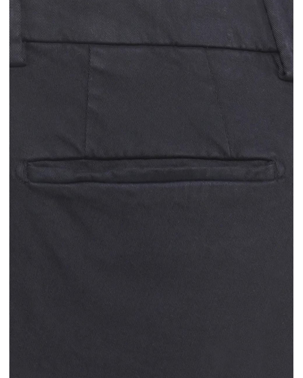 Briglia 1949 Blue Button Trousers for men