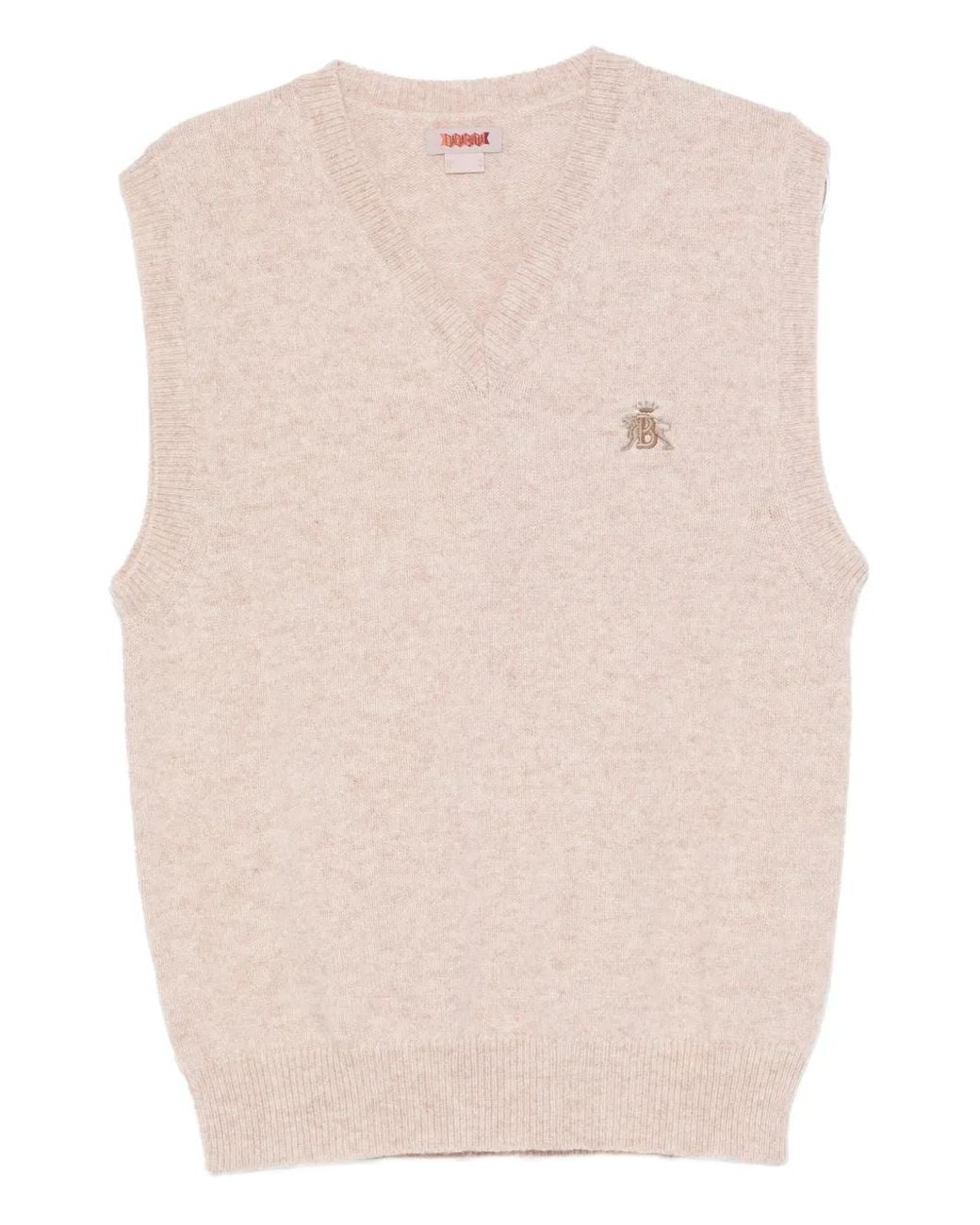 Baracuta Natural Shetland Vest for men