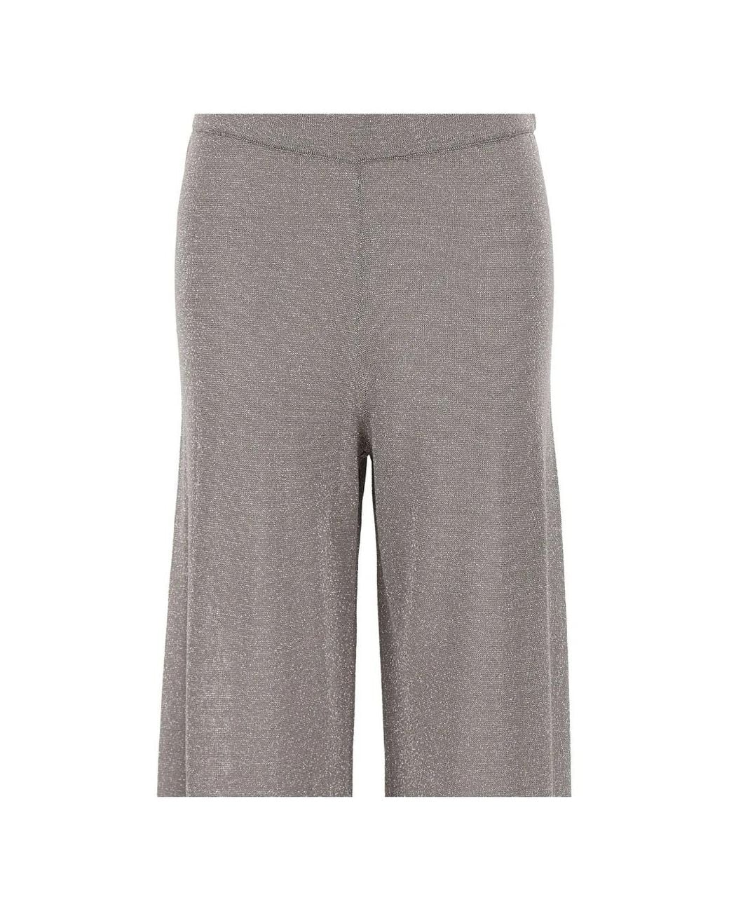 Kangra Gray Elasticated Palazzo Pants