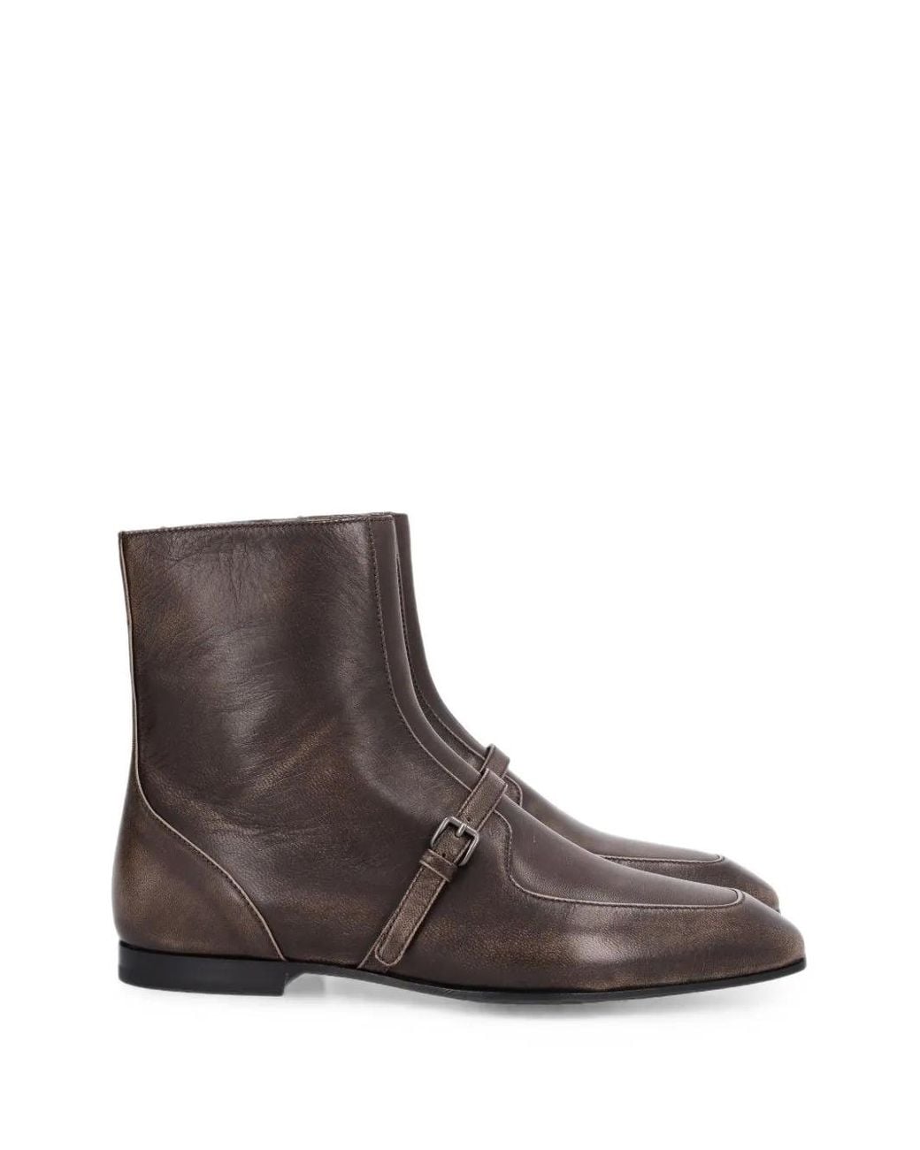 Church's Brown Suzanne Buckle-Strap Ankle Boots