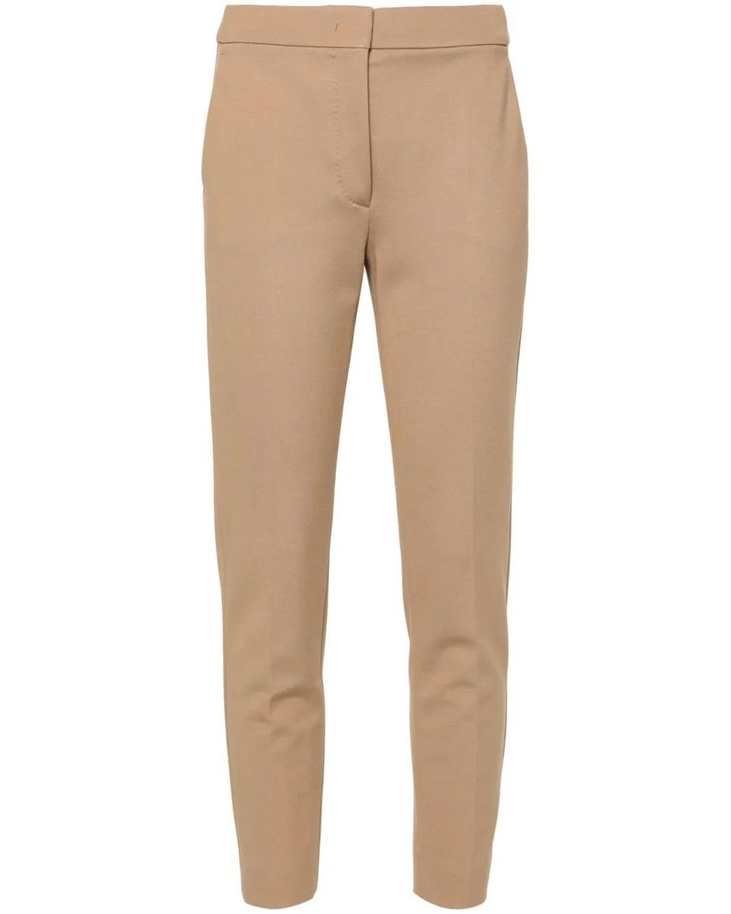Max Mara Viscose Jersey Broek in het Natural