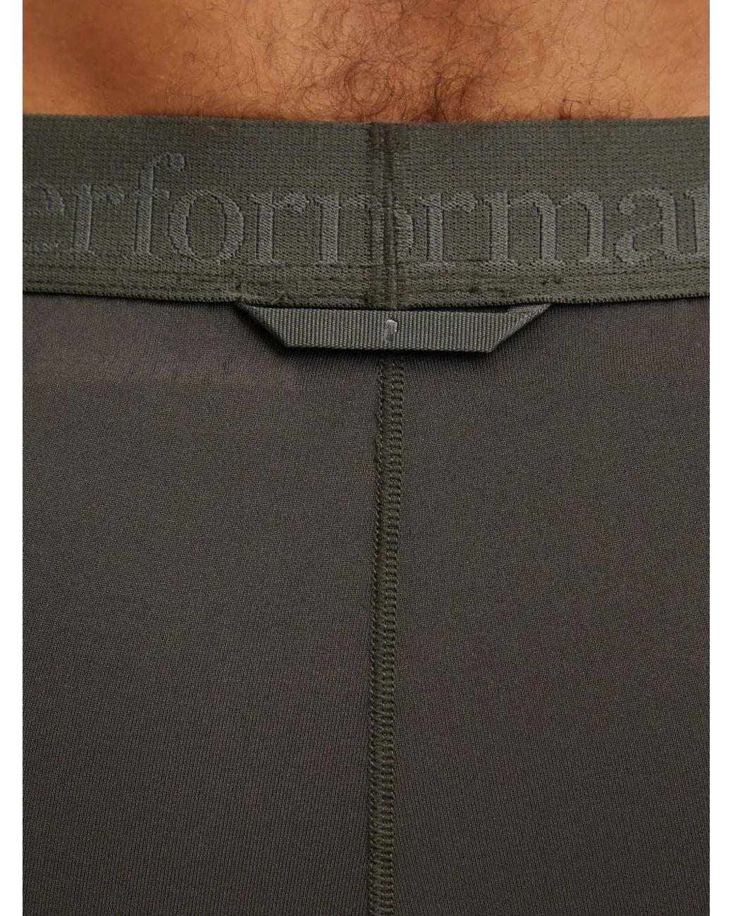 Peak Performance Black Logo-Waistband Cropped Performance Leggings for men