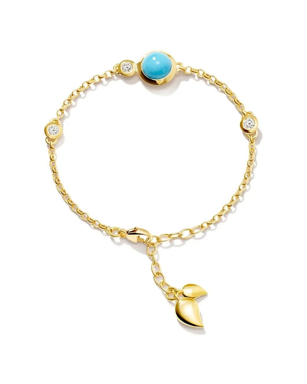 Tamara Comolli Metallic Bouton And Diamond Chain Bracelet