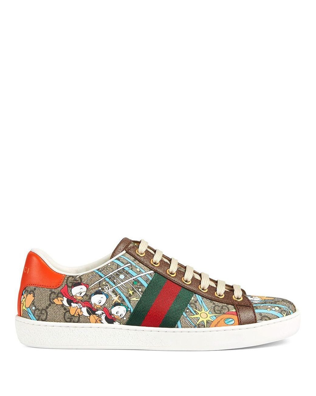 Gucci New Ace Donald Duck Sneakers Lyst