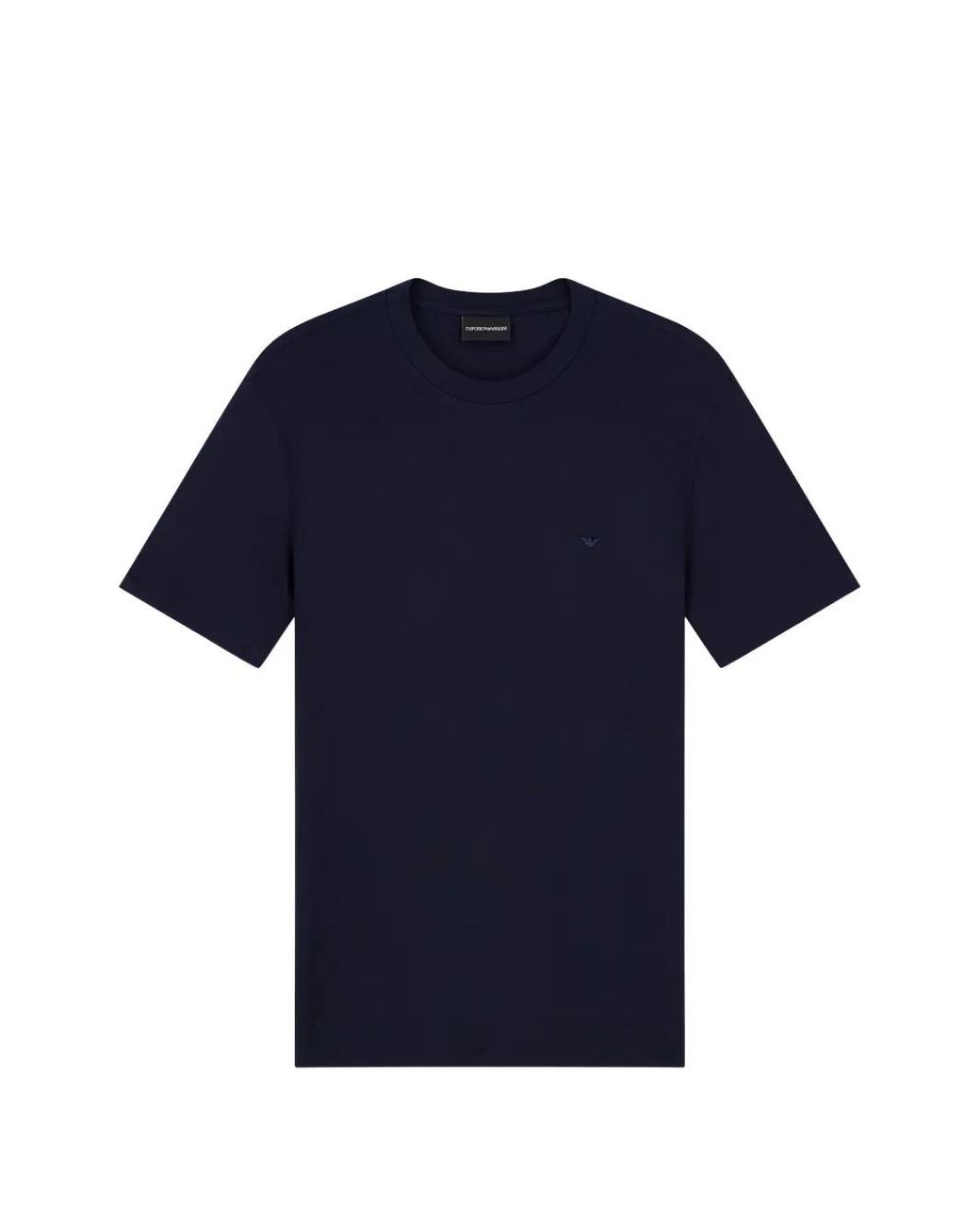 Emporio Armani Black Modal And Silk Blend T-Shirt for men