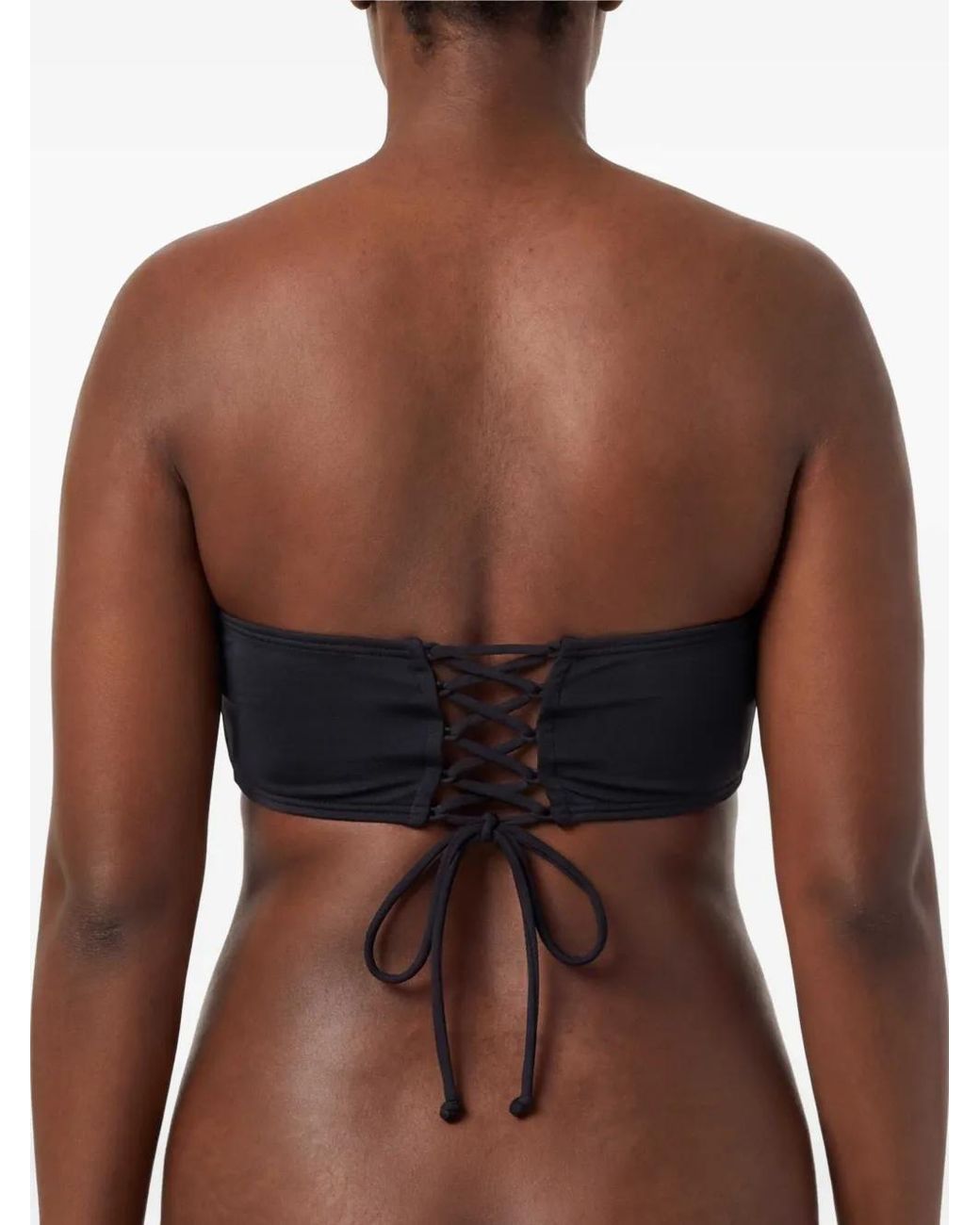 DIESEL Bikinitop Met Logoprint in het Black