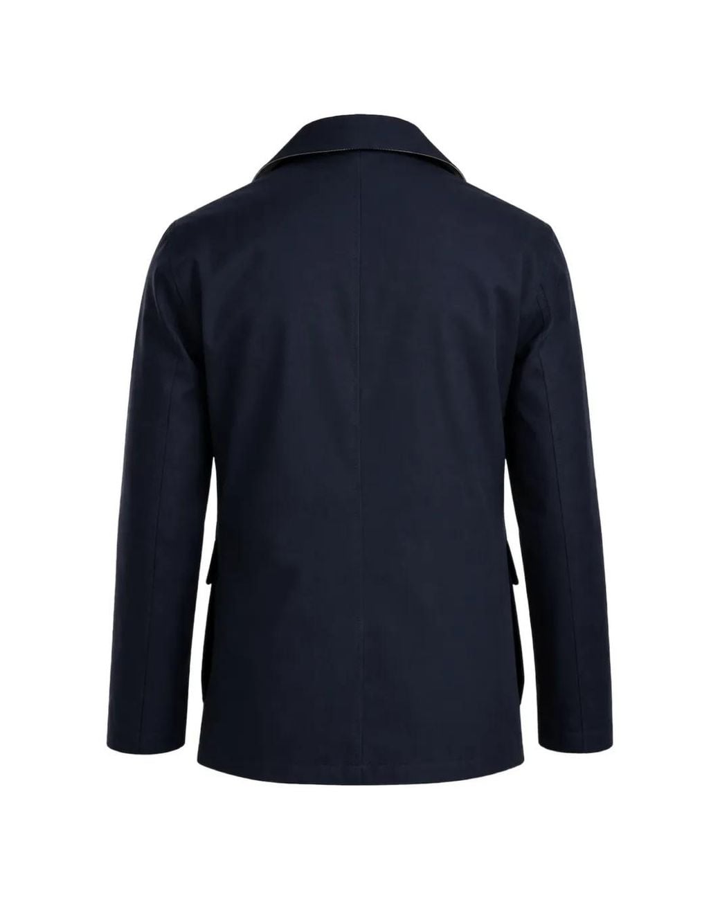 Kiton Blue Collared Jacket for men