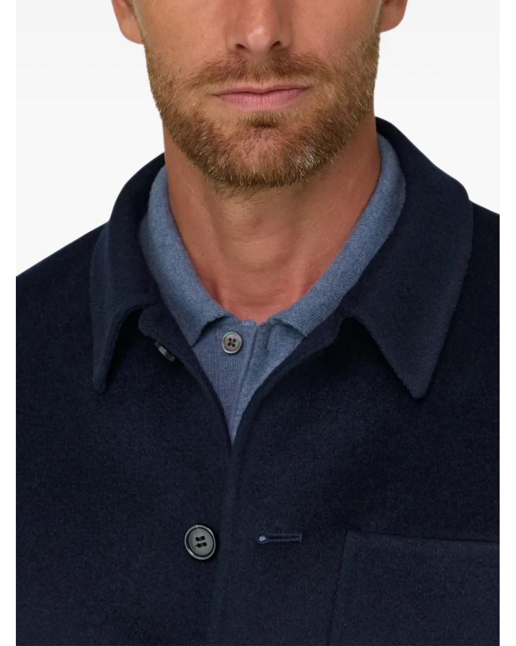 Boggi Blue Shacket for men
