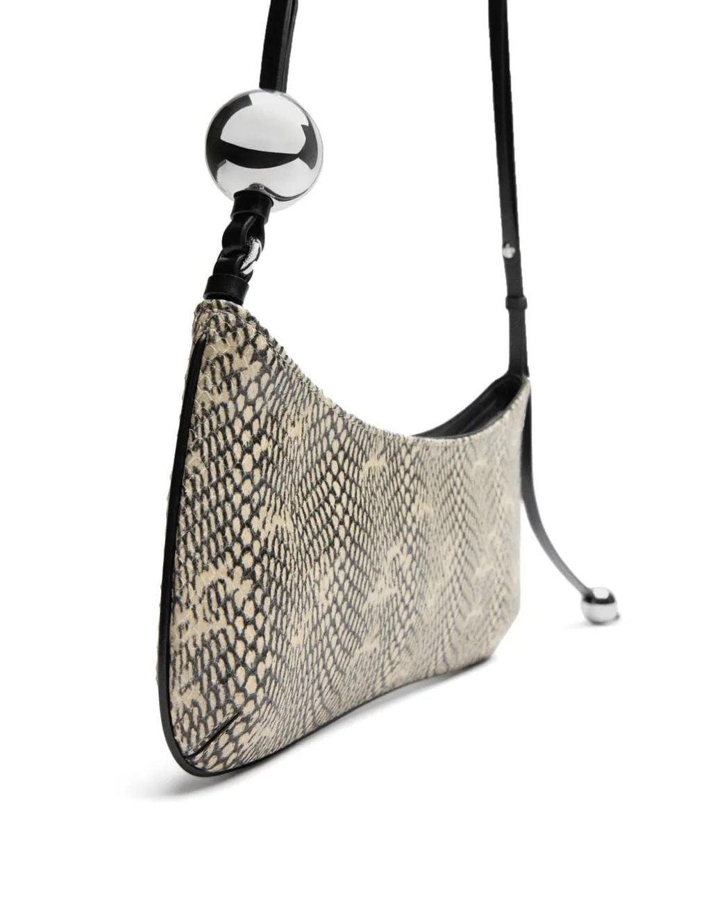 Jacquemus Metallic Le Bisou Perle Shoulder Bag
