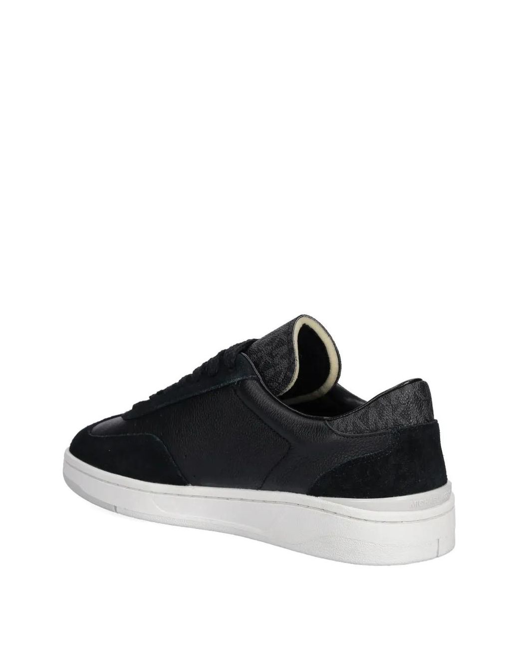 Michael Kors Black Suede Leather Low-Top Sneakers for men