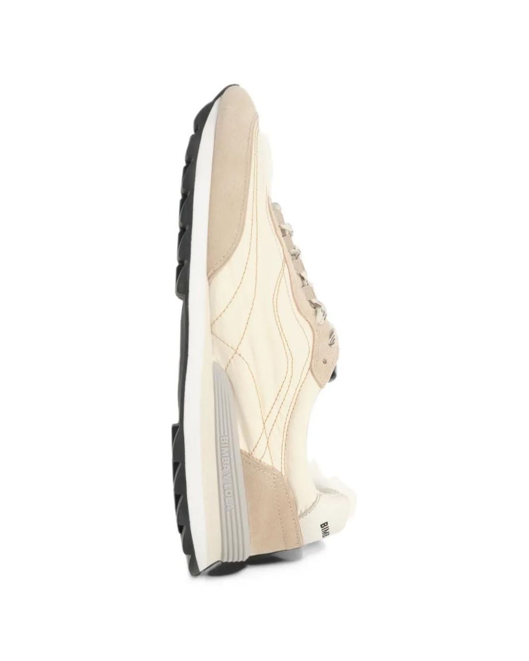 Bimba Y Lola White Sneakers Size 13 23 Suede And Cream Fabric