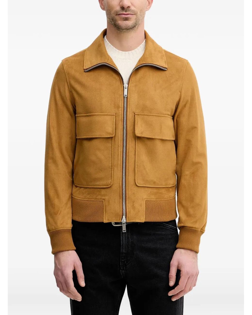 Sisley Natural Zip Pocket Jacket for men