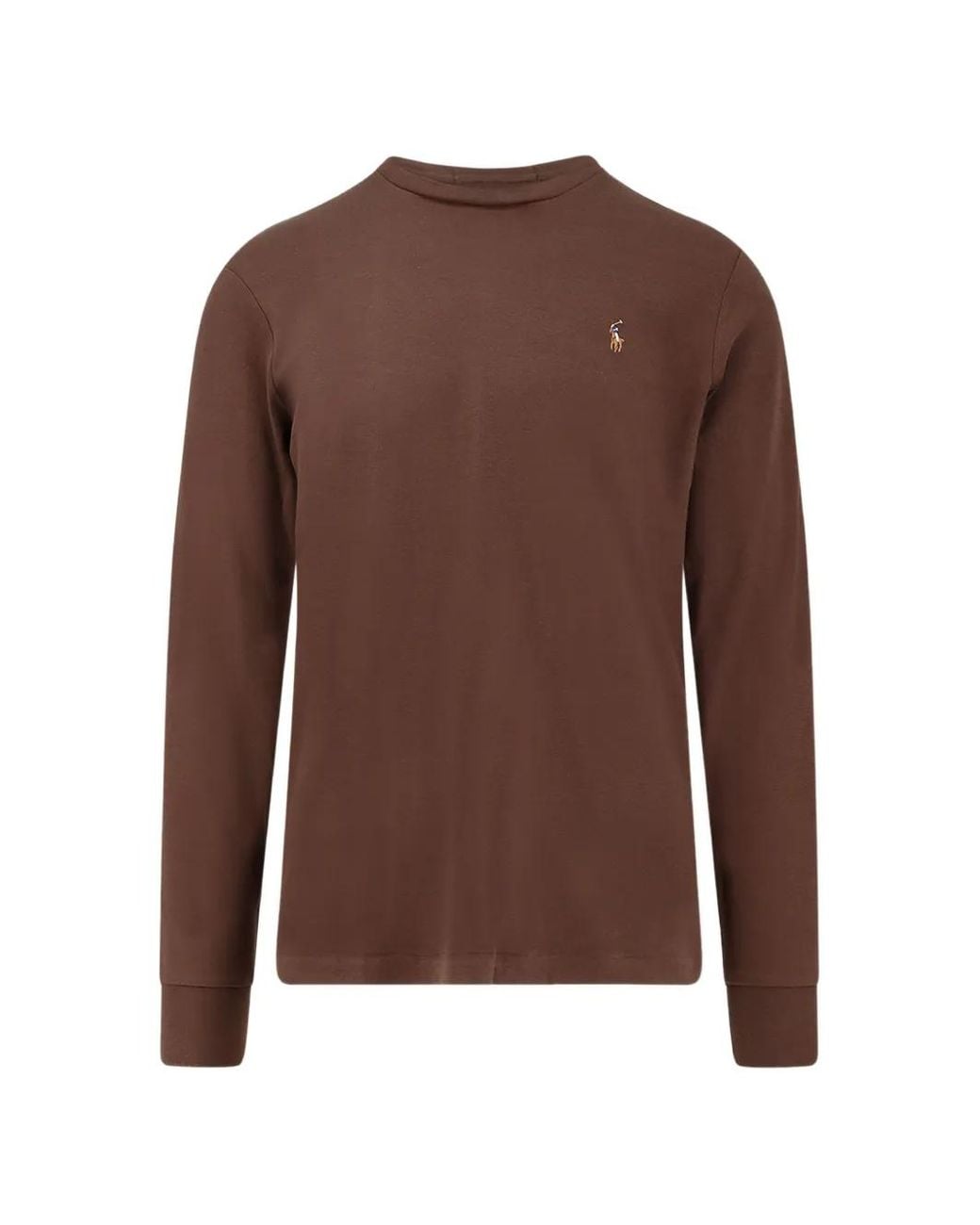 Polo Ralph Lauren Brown Polo Pony-Embroidered T-Shirt for men
