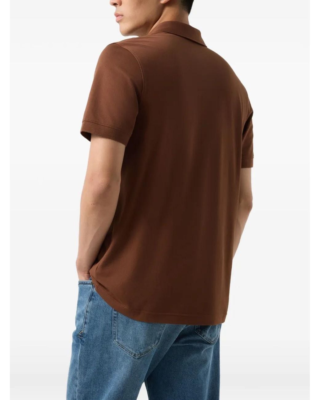 Bogner Brown Timo Piqué Polo Shirt for men