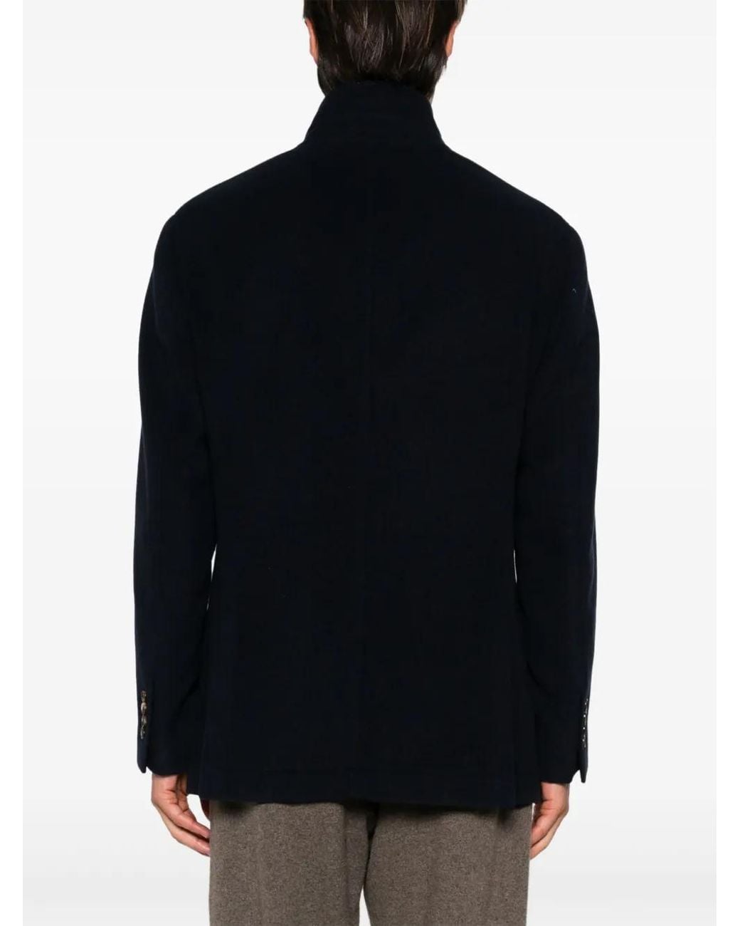 Brunello Cucinelli Black Cashmere Jacket for men