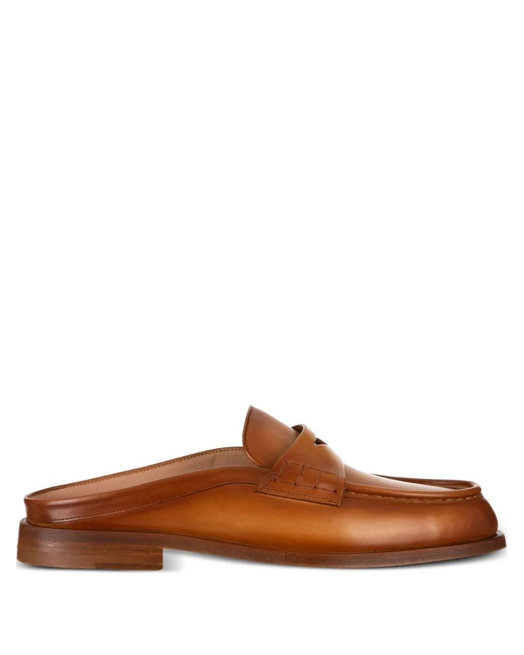 Santoni Brown Loafer-Mules
